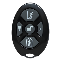 ALULA - Control Remoto de Seguridad Cinco Botones / Compatible con Automatización del Hogar / Encriptación Inalámbrica / Indicador de Batería Baja