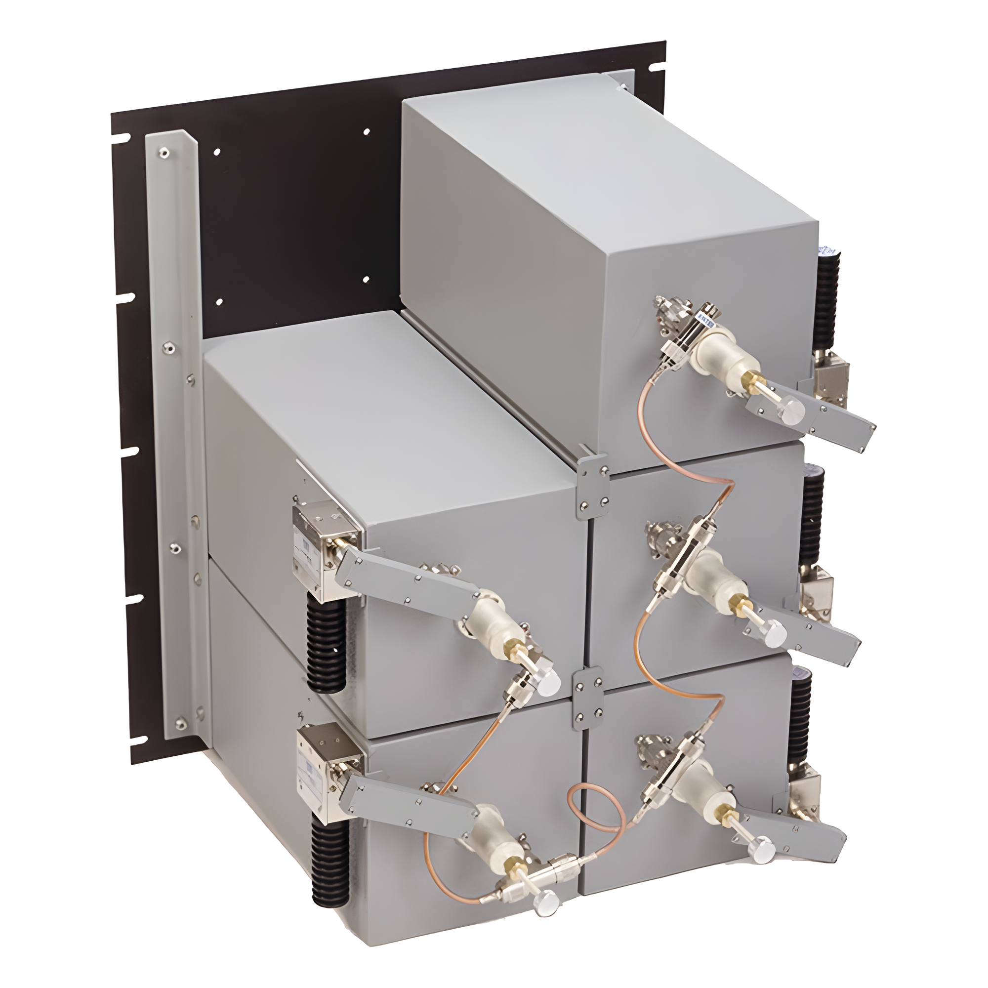 Combinador 440-512 MHz, para 5 Canales, 125 Watt, 200 KHz (min.) de Sep. Tx-Tx, 2 Circ. N Hembra.