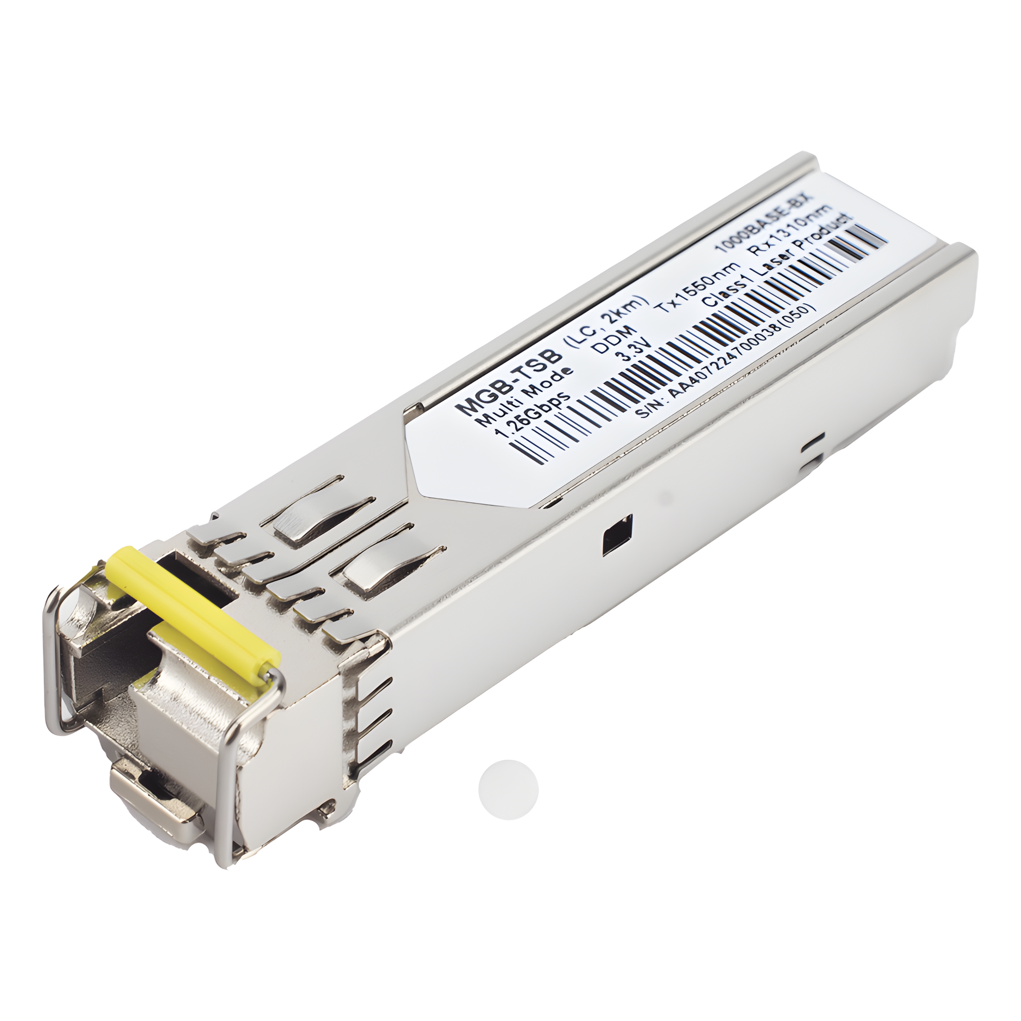 Módulo mini-GBIC SFP-Port 1000BASE-BX (WDM, TX:1550nm), 2 km (-40~85 grados C)