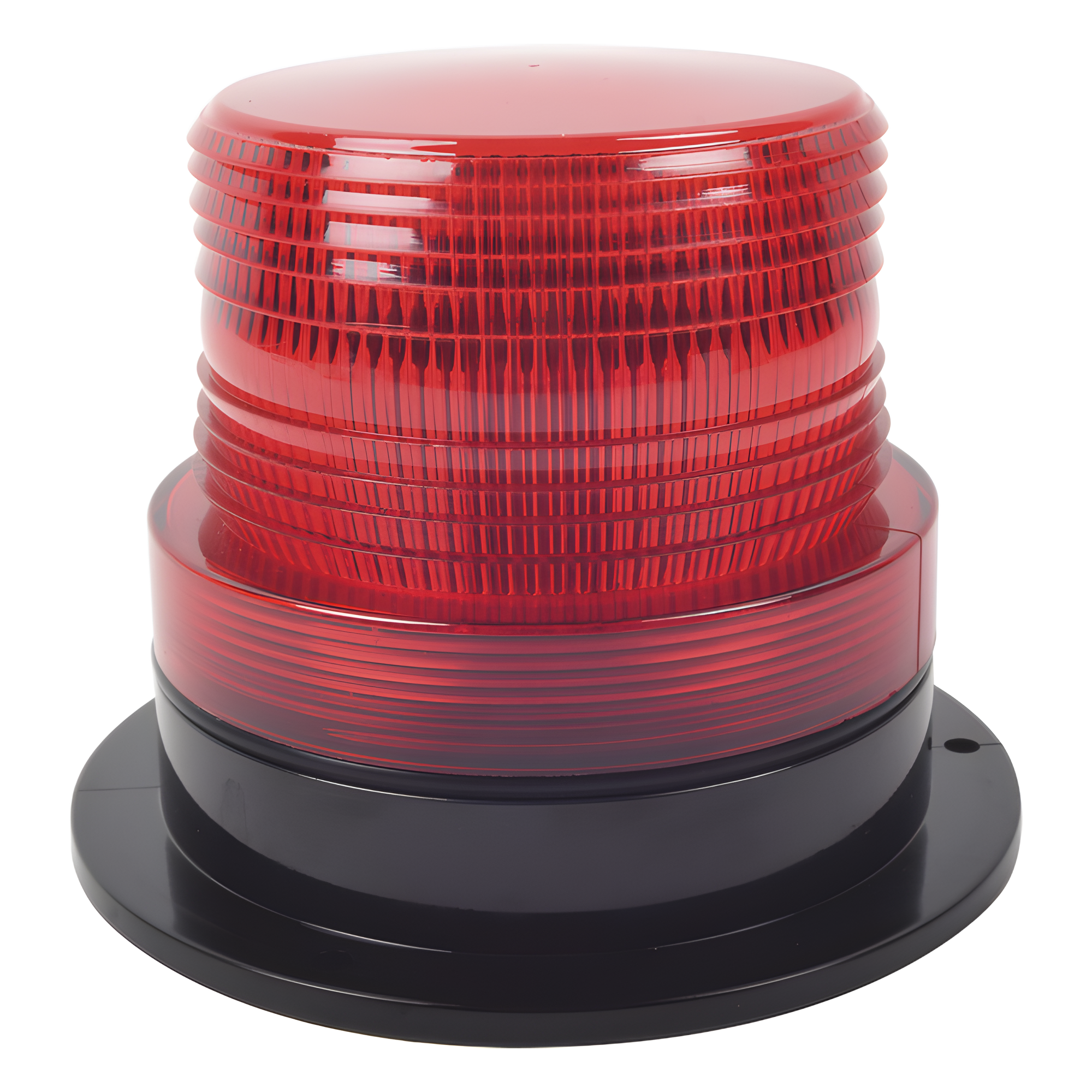 Burbuja Brillante de Larga Vida Útil, con 8 LEDs Color Rojo, Domo Rojo, 12Vcd