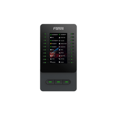 Módulo de Expansión EM60 con Pantalla a Color / 4.3 Pulgadas 480x272 / 60 Teclas Programables DSS / USB Tipo-C / Compatible con V65-V66-V66 Pro / Cascada hasta 4 Módulos / Con Soporte Ajustable
