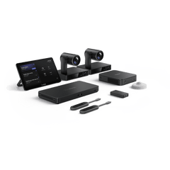 Sistema de Videoconferencia Yealink MVCS90 para Microsoft Teams Rooms ideal para Salas Grandes con Seguimiento Inteligente y Audio Profesional.
