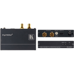Convertidor de Formatos SDI a HDMI | Hasta 3G HD-SDI Nivel A | Entrada SD/HD/3G HD-SDI con Lazo BNC | Salida HDMI | Audio Embebido | De-embebedor de Audio Seleccionable | Reclocking | LED Indicadores