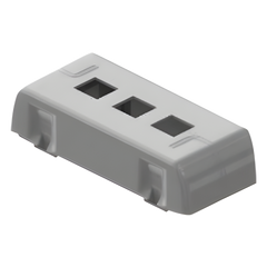 Porta equipamiento linea X Keystone para canaleta DX10000.00