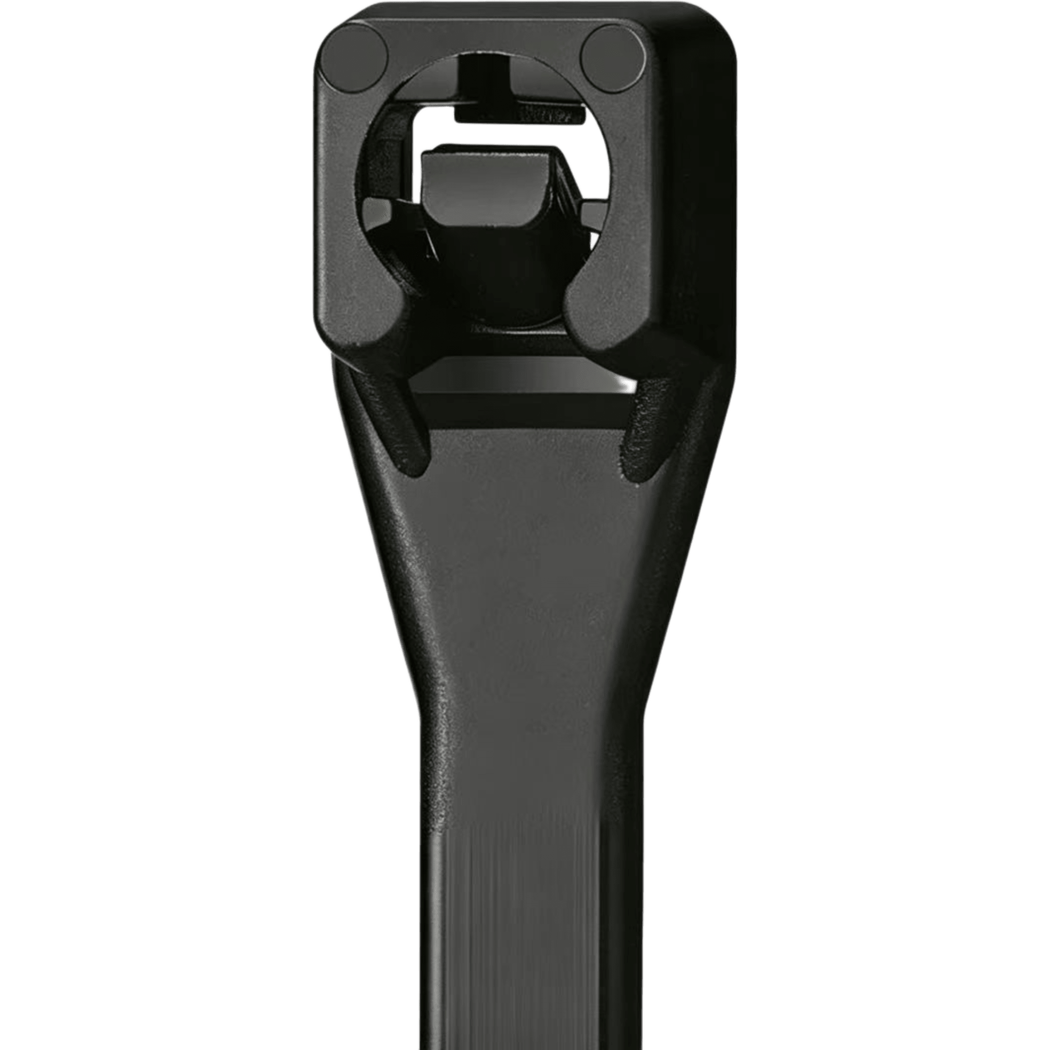 Cinchos de Nylon 66 Resistentes a UV / Uso Interior y Exterior / Autobloqueo Seguro / Color Negro  / 2.5 × 100 mm / 100 Piezas