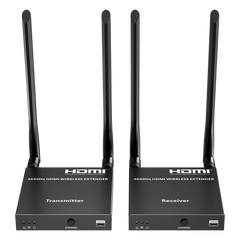 Kit Extensor Inalámbrico HDMI | 4K@60Hz 4096x2160 | Tecnología ipcolor STREAM | Banda 5G 5.18-5.24 GHz | Distancia 50 m | Conexión de Hasta 1 a 4