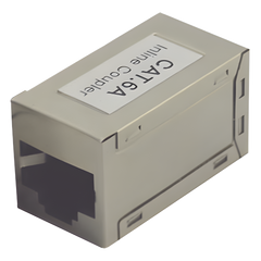 Acoplador STP Cat6A Hembra RJ45 a RJ45 Hembra