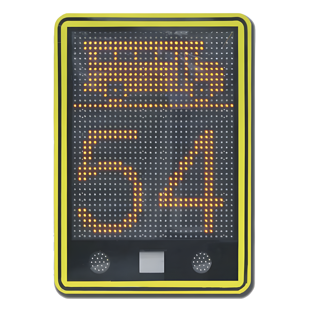 Radar de velocidad de 3 dígitos con mensajes variables y confgurables