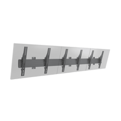 Soporte de Pared para TV / Riel Triple 400T / Capacidad 110 lbs (50 kg) / Compatible 32"-65" / VESA 100x100-600x400 mm / Ajuste Ángulo 5°-15° / Montaje Profesional