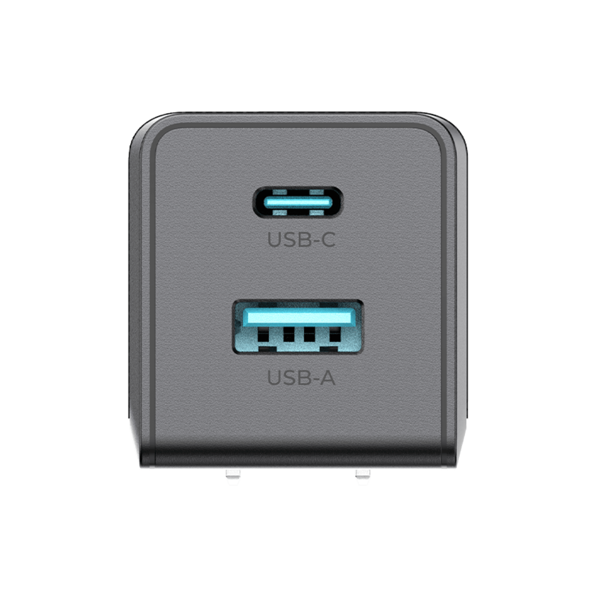 Cargador GaN III 35W / USB-C PD 35W + USB-A 22.5W / Doble Puerto Simultáneo / PD3.0 PPS QC4.0 AFC SCP FCP / Diseño Plegable de Bolsillo / Protección Integral 6 Capas
