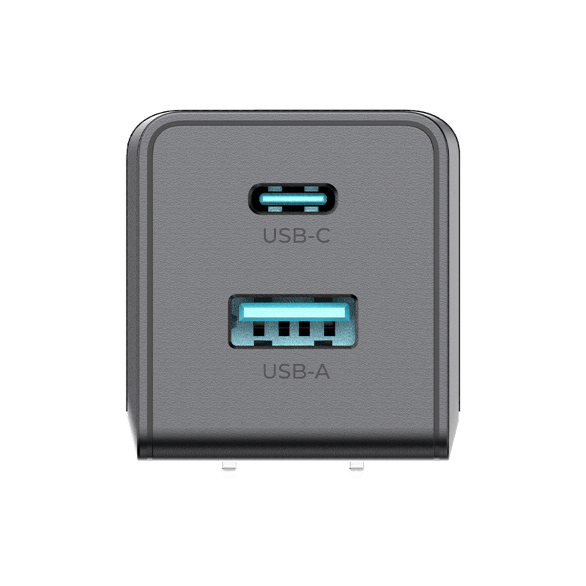 Cargador GaN III 35W / USB-C PD 35W + USB-A 22.5W / Doble Puerto Simultáneo / PD3.0 PPS QC4.0 AFC SCP FCP / Diseño Plegable de Bolsillo / Protección Integral 6 Capas