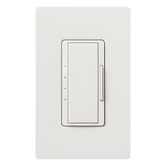 Control de pared para velocidad de ventilador de techo, 4 velocidades silenciosas más apagado, 120 V y 2 A, inalámbrico Clear Connect, para sistema RadioRA 2