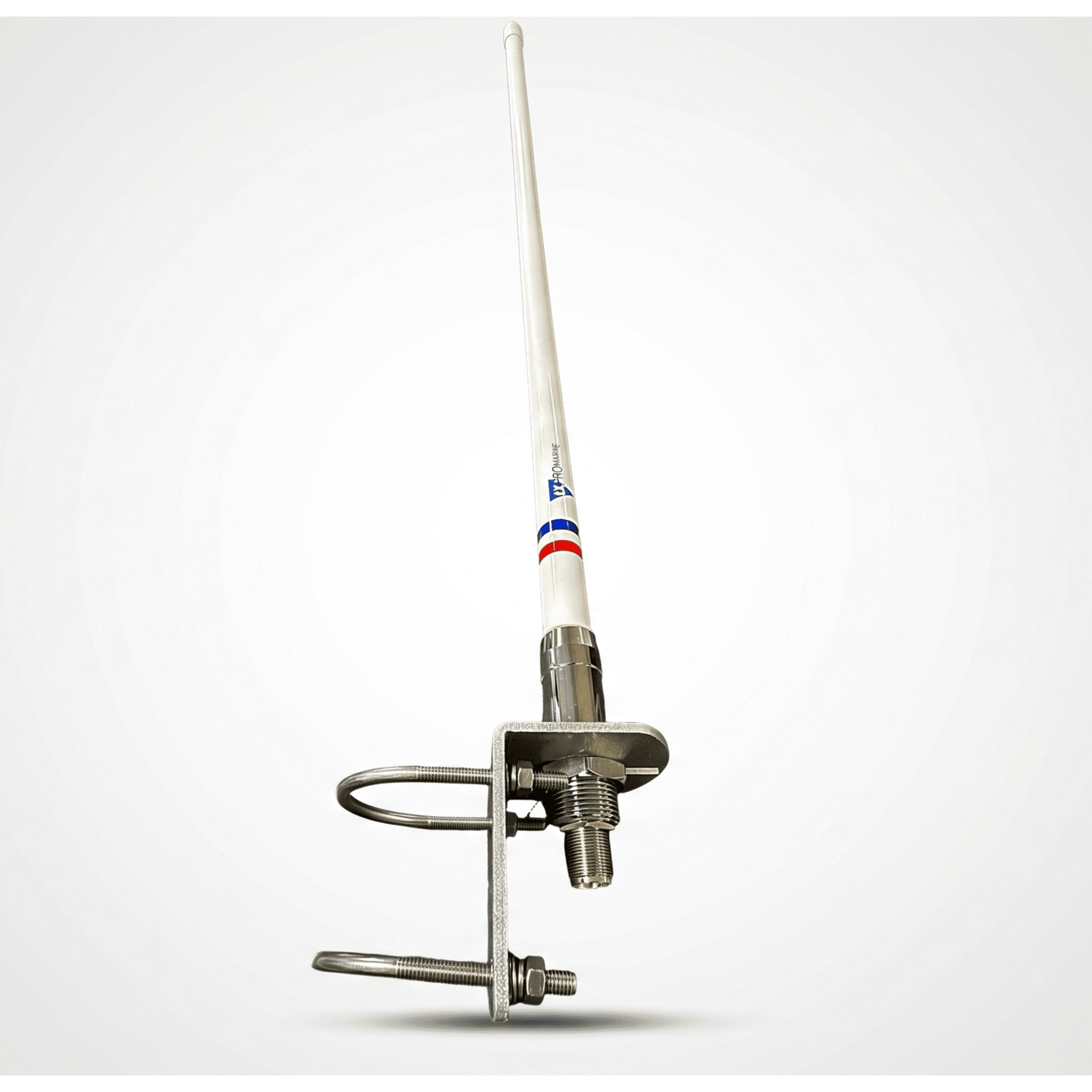 Antena VHF Marina de Alto Rendimiento / 4 dBi / 156-163 MHz / Altura 1100 mm / Color Blanco / Conector SO239