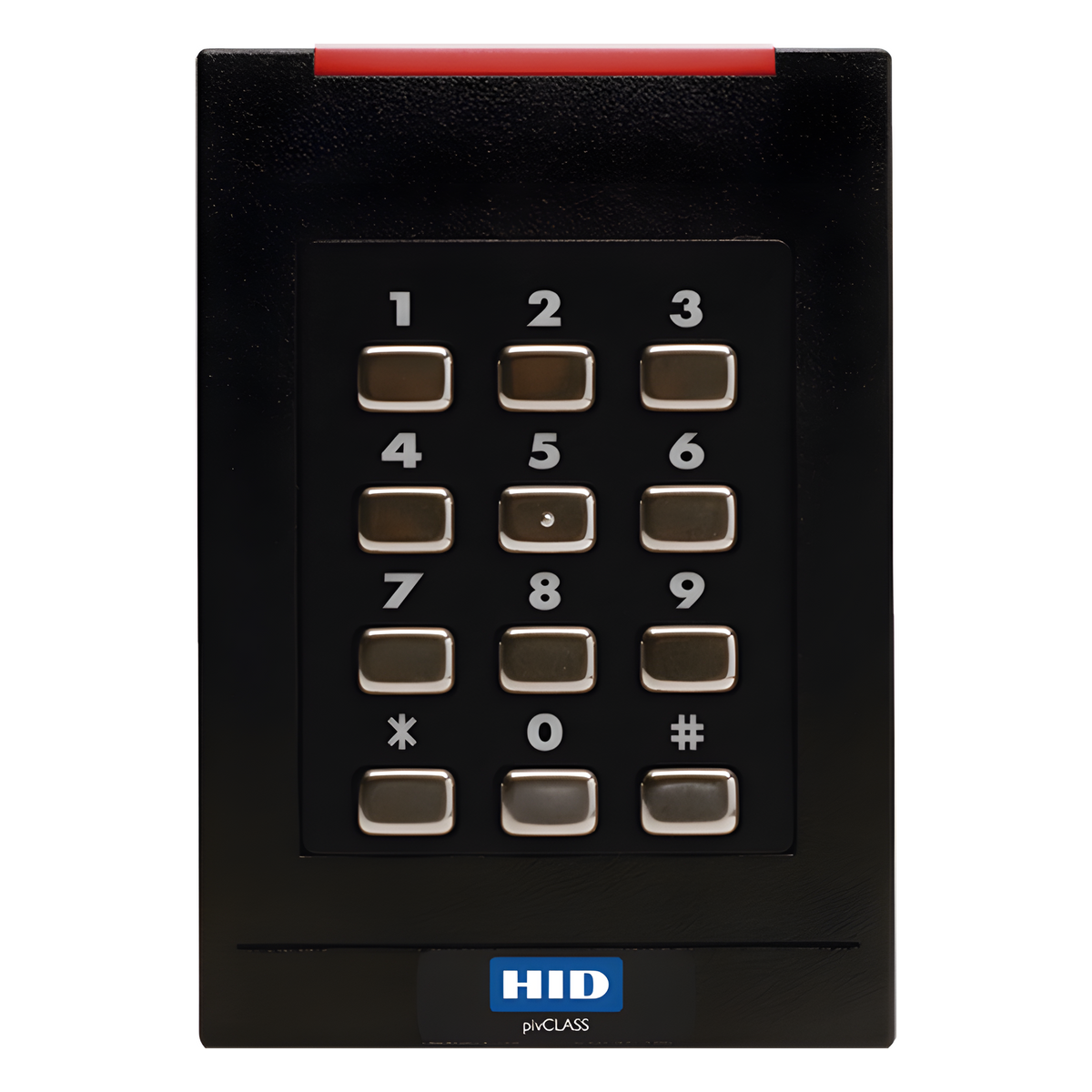 Lector con Teclado 921 PROX HID, EM /iClass SEOS (no clonable) /iClass SE/ iClass SR/ iClass /Mifare Classic, DesFire, Bluetooth/ Garantía de por Vida