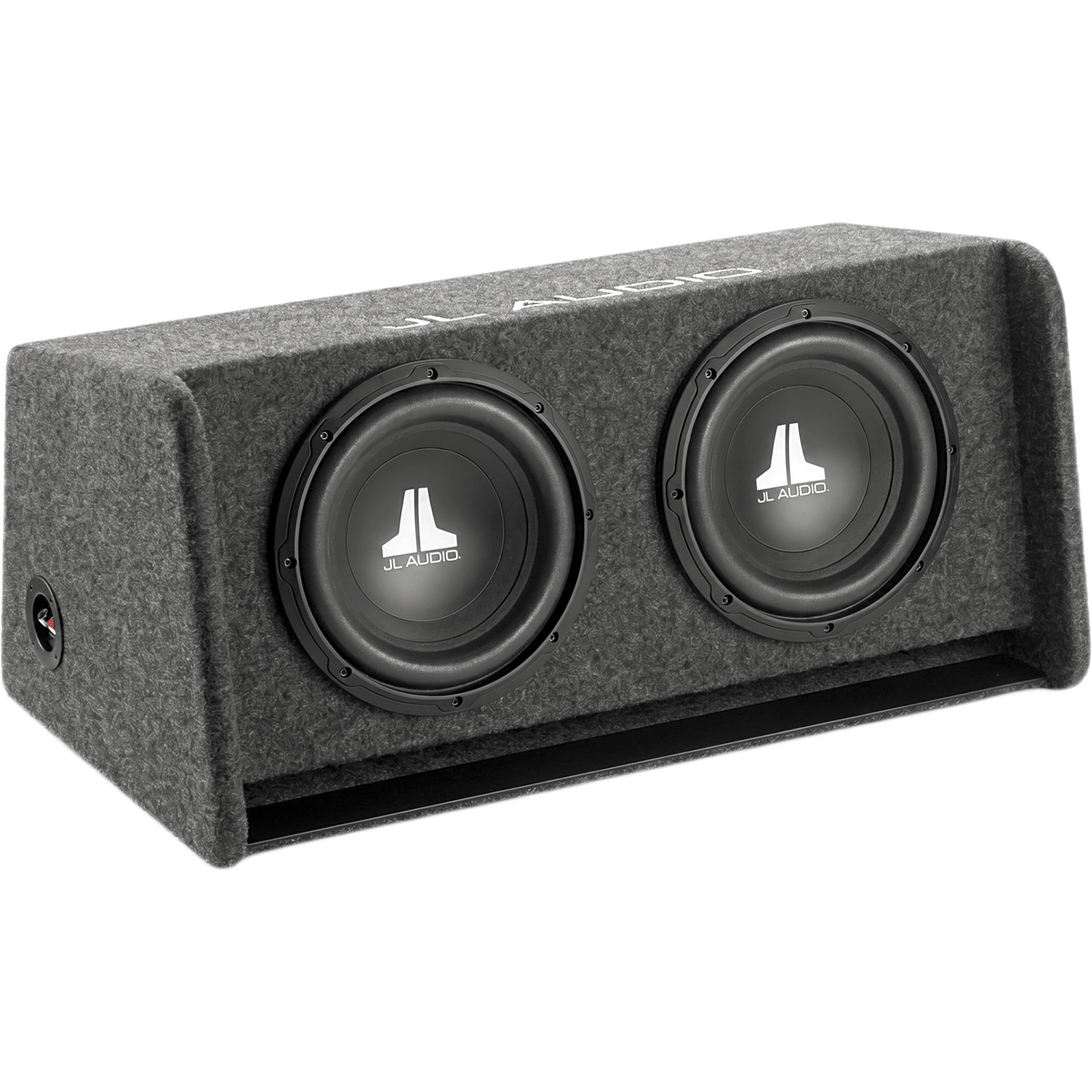 Subwoofer W0v3 dual de 10 pulgadas / Car Audio / 300 W RMS (Simple) o 600 W RMS (Dual) / Impedancia 2 ohm o 4 ohm / Carcasa con Puertos de Ranura / Polipropileno Relleno de Minerales / Terminal con Botones