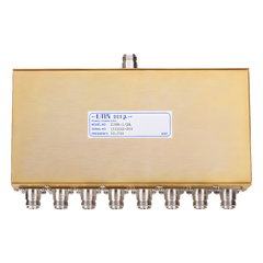 Divisor de Potencia EMR de 8 Vías, 30-700 MHz, 0.5 Watt, Conectores N Hembra.