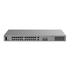 Switch Layer 2 Smart Cloud Managed / 28 Puertos Gigabit / 24 Puertos PoE+ 370 W / Switching 56 Gbps / Forwarding 41.664 Mpps / Montaje Rack / CCTV Mode / ERPS / Protección 6 kV / Garantía 3 Años