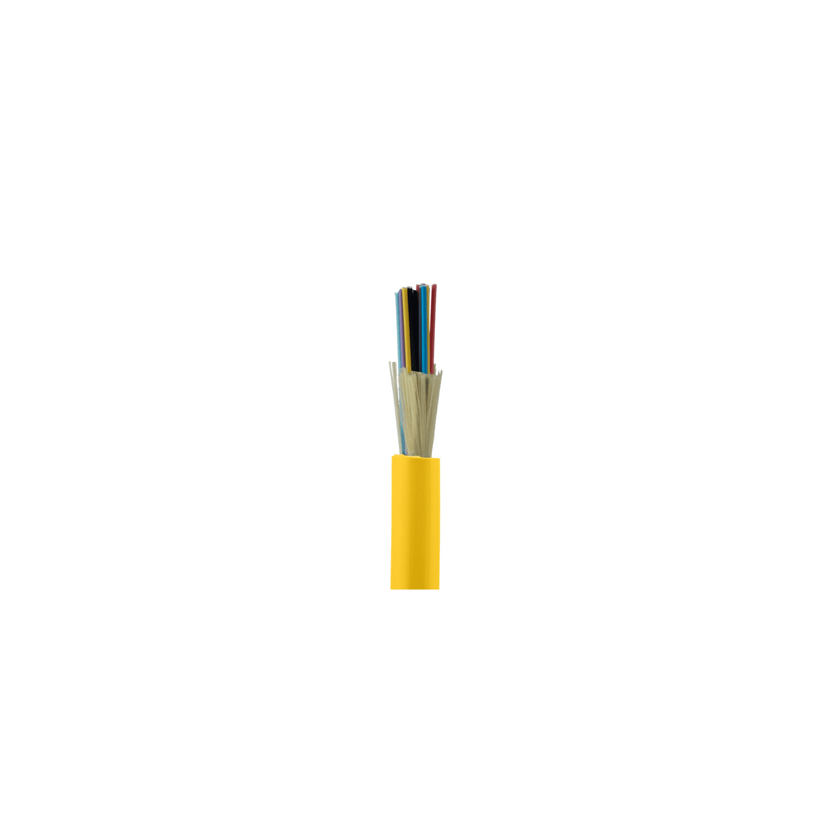Cable de Fibra Óptica de 24 Hilos, Monomodo OS2 9/125, Interior, Tight Buffer 900um, No Conductiva (Dieléctrica), OFNR (Riser), Precio Por Metro