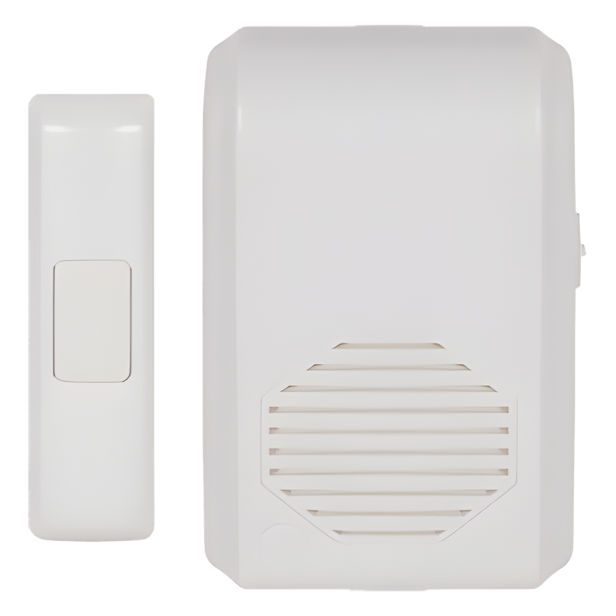 Timbre Inalámbrico Para Puerta Con 10 Tonos, Hasta 150m Linea de Vista, Con Receptor Inalámbrico Incluido, 110Vca