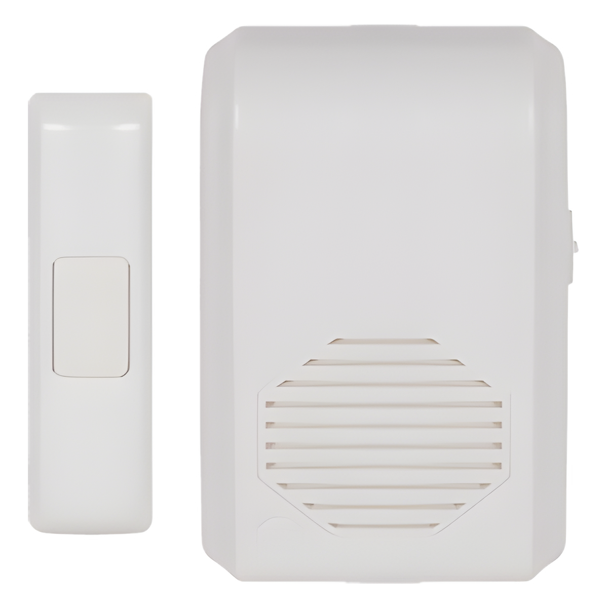 Timbre Inalámbrico Para Puerta Con 10 Tonos, Hasta 150m Linea de Vista, Con Receptor Inalámbrico Incluido, 110Vca