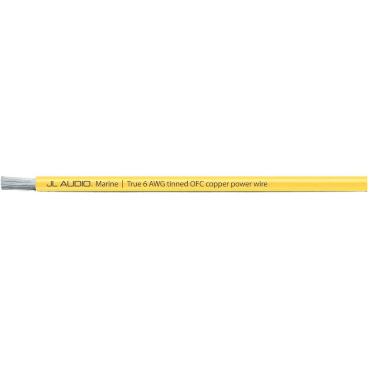 Cable de Alimentación Marino ABYC / 6 AWG / 200 pies (61 m) / Amarillo / Cobre OFC Estañado / 1,176 Hebras / PVC Flexible / Resistente a Aceite, Gasolina y UV / Instalaciones Marinas y Automotrices