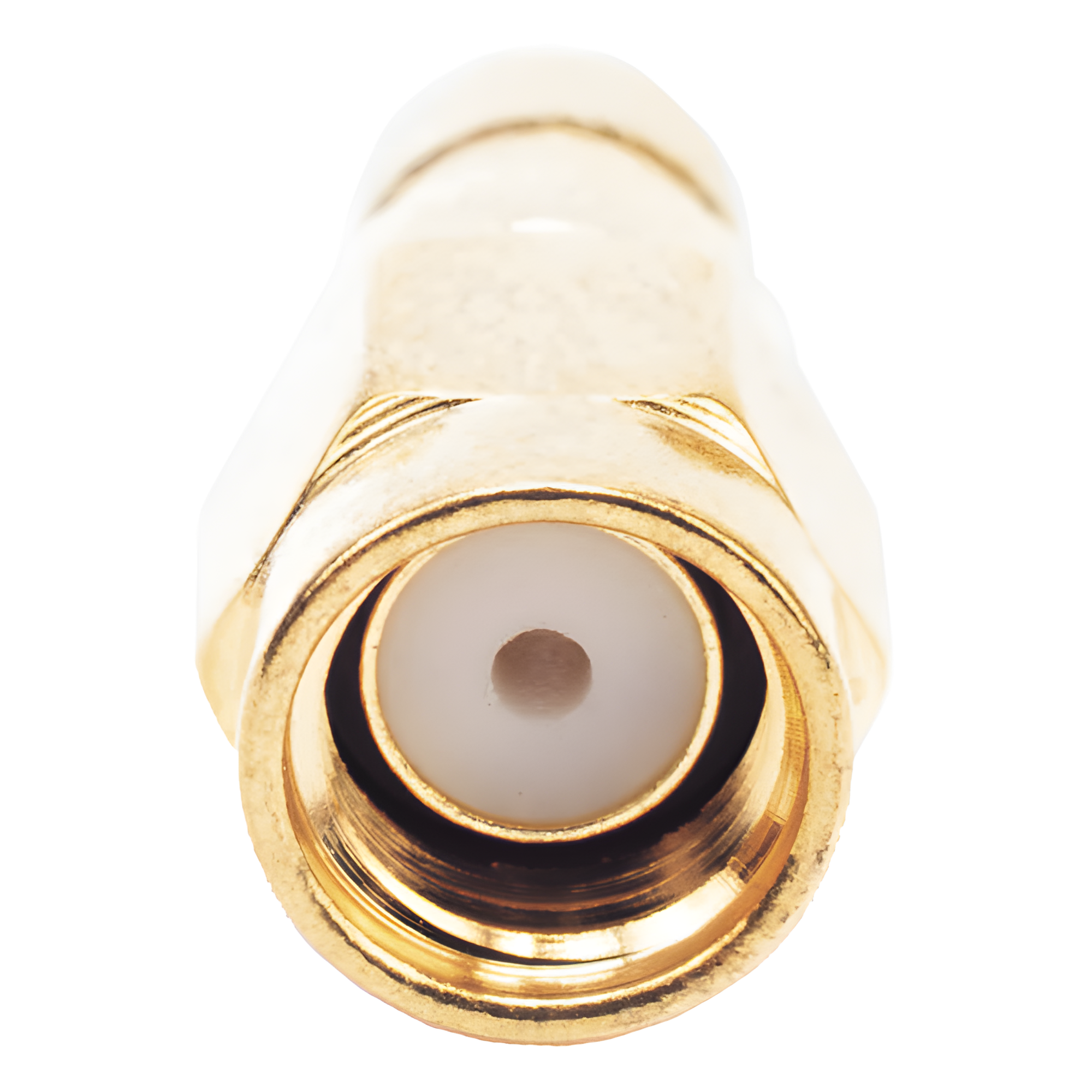 Conector SMA Macho Inverso de Anillo Plegable para Cables RG-8/X, LMR-240, 9258, Oro/ Oro/ Teflón.â€&lsaquo;