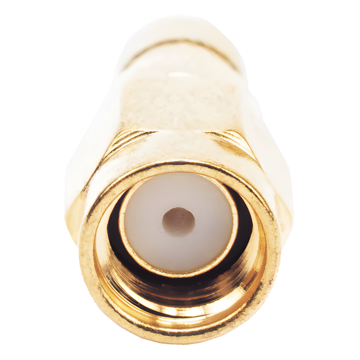 Conector SMA Macho Inverso de Anillo Plegable para Cables RG-8/X, LMR-240, 9258, Oro/ Oro/ Teflón.â€&lsaquo;