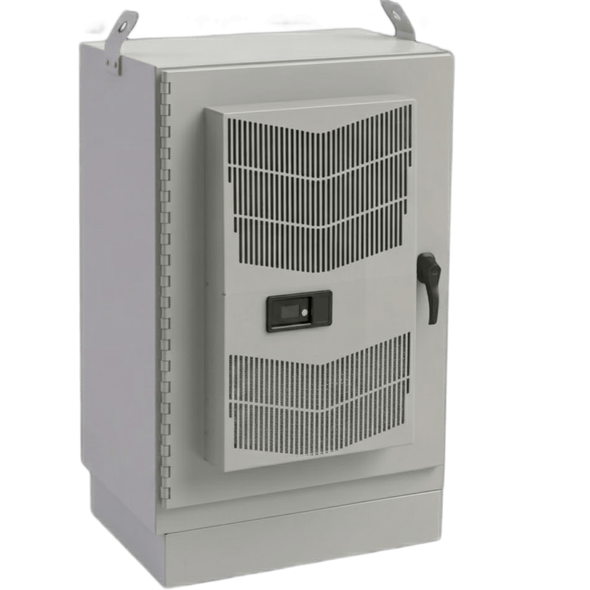 Gabinete para Exterior Tipo 4X Doble Puerta de 22 UR / Aluminio Soldado / 1270 x 762 x 1118 mm / Exterior IP66 / Montaje Almohadilla / Aislamiento Térmico / Aire de Precisión / Gris RAL 7035