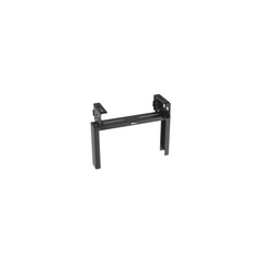 Rack de Distribución Aéreo de 2 Postes PanZone®, Rieles Roscados #12-24, de 6 UR, Color Negro