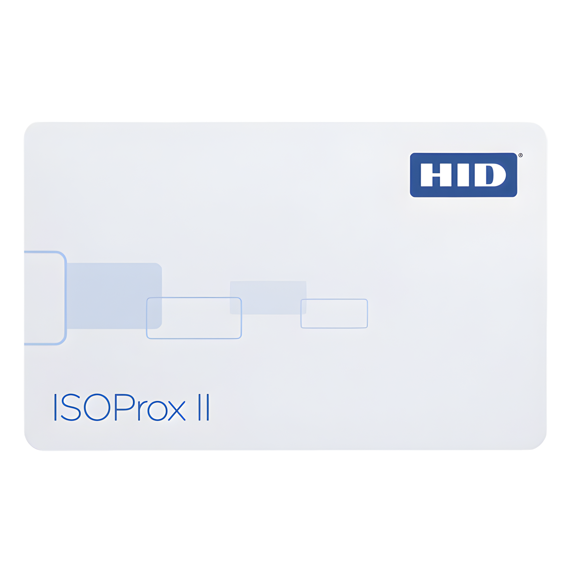 Tarjeta de Proximidad ISOProx II HID  (Delgada) (1386LGGMV) Perforada Verticalmente / Garantía de por Vida / 1586/ 1386