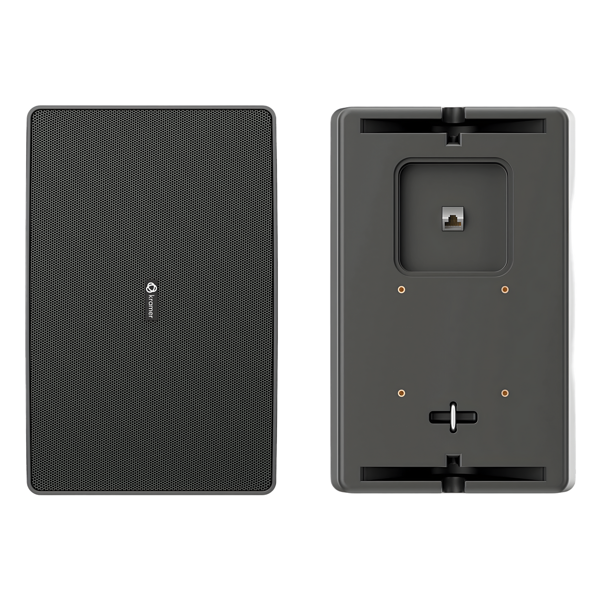 Altavoz de Pared PoE Dante 6.5 pulgadas | 2 Vías | Potencia PoE++ 10W | DSP Integrado | Mixer 2 Canales | Montaje VESA 75 mm | UL1480A | Negro o Blanco