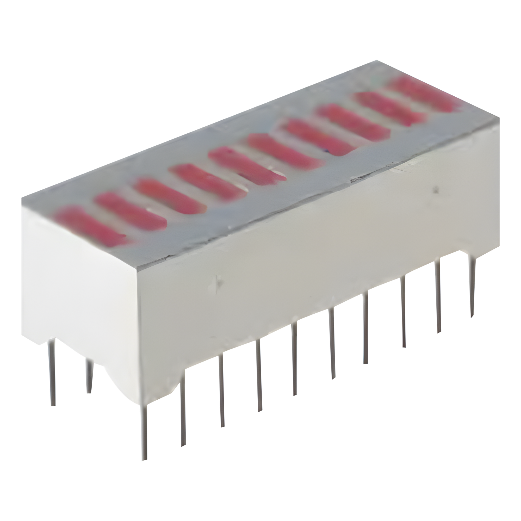 Barra Gráfica de 10 segmentos LED Rojos tipo LTA-1000