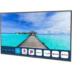 SmartTV para Exteriores Neptune™ 65" 4K UHD / 500 nits Sol Parcial / webOS / IP54 ideal para areas con techado parcial / VESA 300x200 / Incluye Soporte de Pared Inclinado