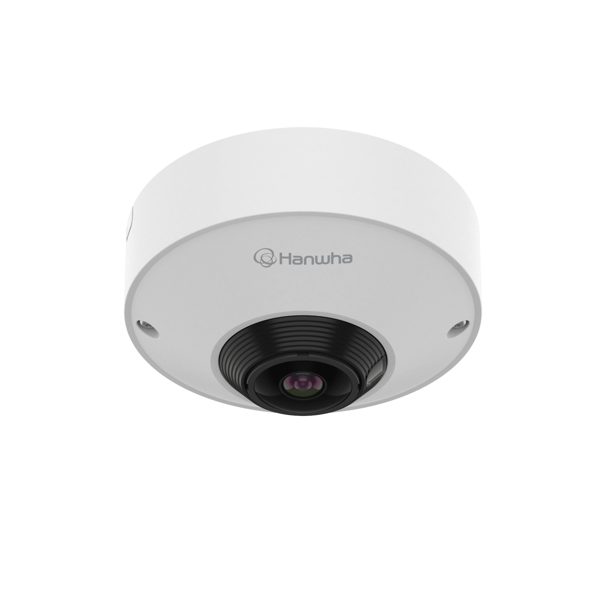 Cámara Ojo de Pez AI 12MP / Resolución 3584x2688 / Lente 1.76mm F1.8 / WDR 120dB / WiseNR II AI / Detección Persona-Vehiculo / PoE 7.3W / IP42 para uso interior