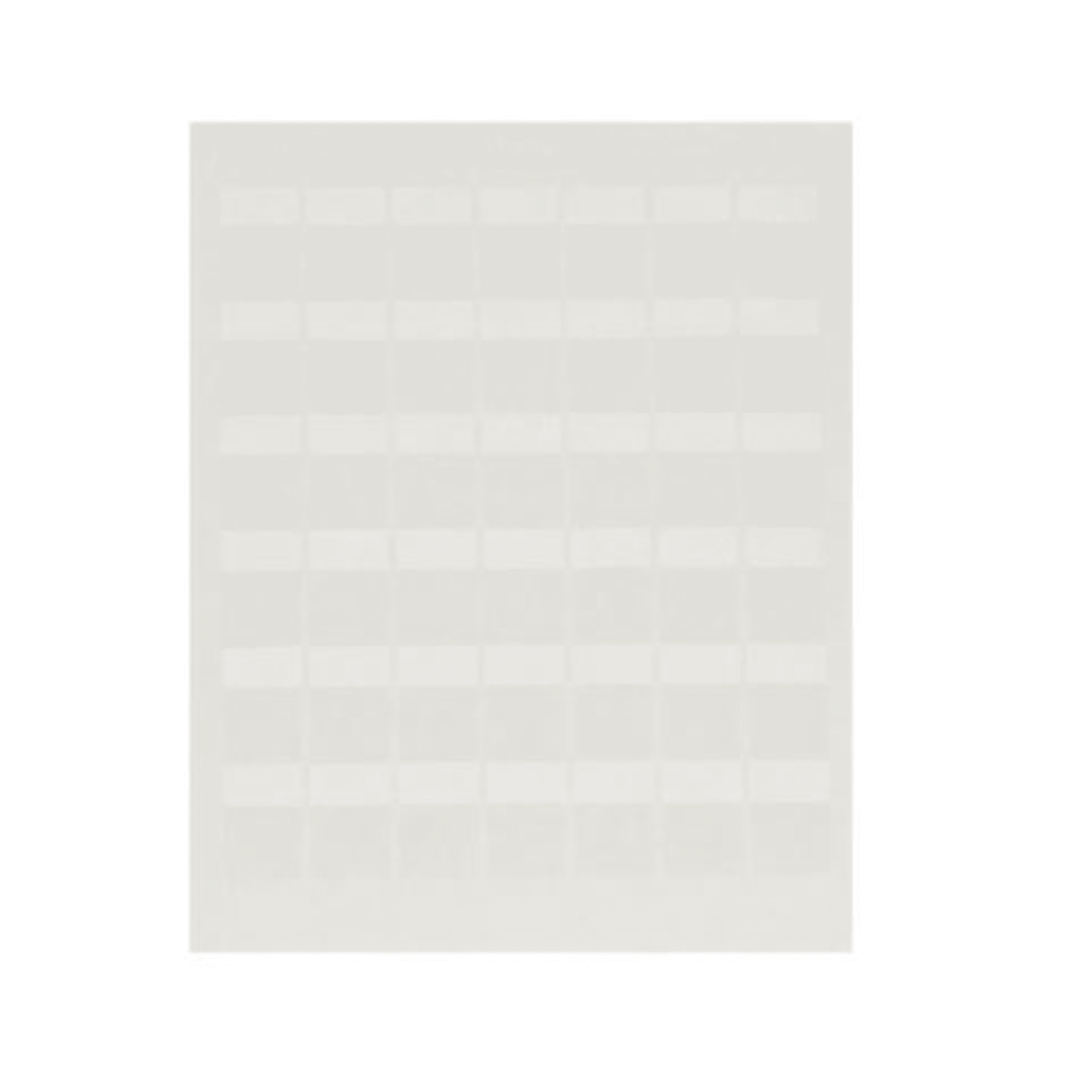 Paquete de Hojas con 2500 Etiquetas de Identificación Auto-Laminadas para Impresora Láser/Inyección de Tinta, para Cables de 3 a 7.1 mm de Diámetro (12 - 10 AWG), Color Blanco