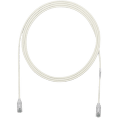 Cable de Parcheo TX6, UTP Cat6, Diámetro Reducido (28AWG), Color Blanco Mate, 2 ft.