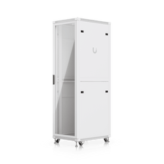 UACC Rack Cabinet 42U (600 × 800 mm) – Gabinete de Piso Totalmente Ensamblado con Ventiladores Integrados, Paneles Removibles, Ruedas con Seguro y Puerta Frontal de Vidrio Templado