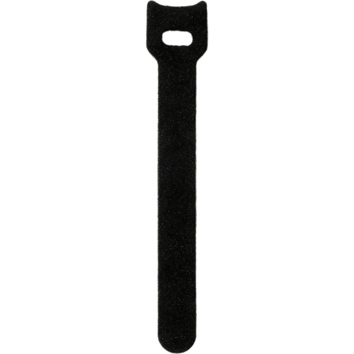 Cinchos de Velcro Reutilizables para Organización de Cables / Ajustables y Autoadherentes / Color Negro / 20 × 200 mm / Paquete con 10 Piezas