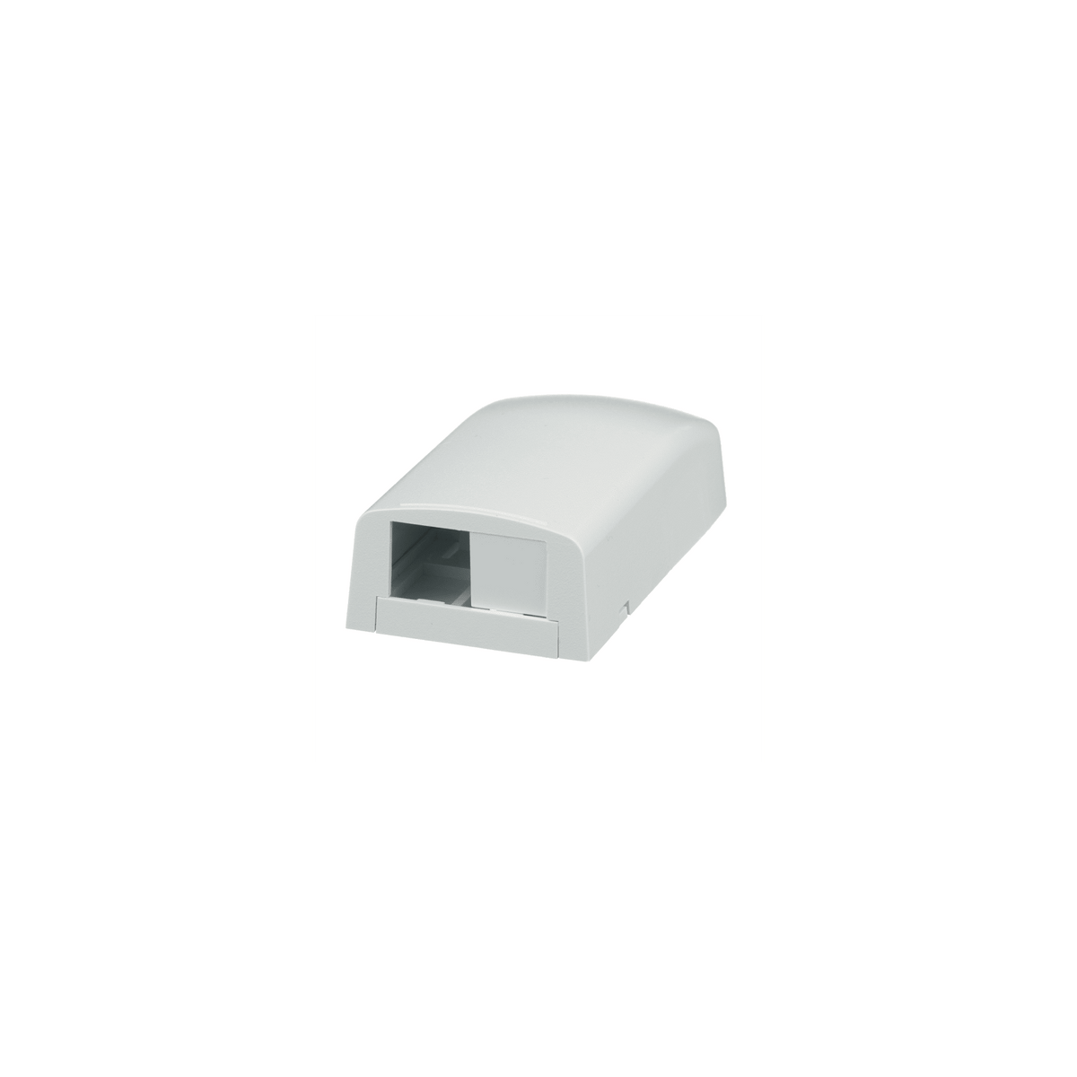 Caja de Montaje en Superficie, Para 2 Módulos Mini-Com, Color Blanco