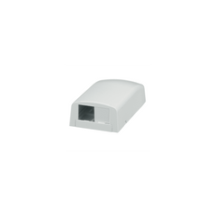 Caja de Montaje en Superficie, Para 2 Módulos Mini-Com, Color Blanco