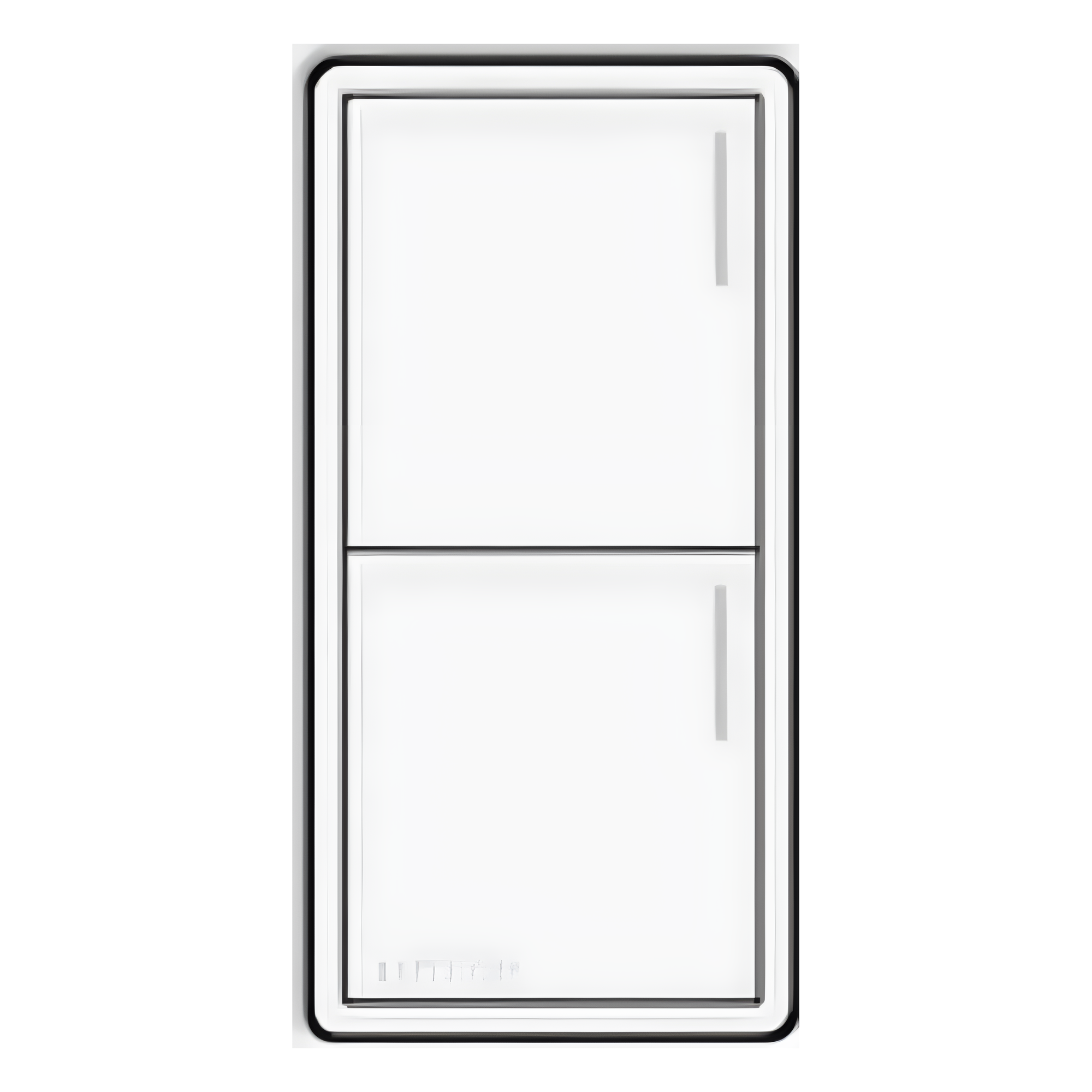 Botonera híbrida Sunnata RF de 2 botones con dimmer integrado, acabado blanco, para RadioRA 3