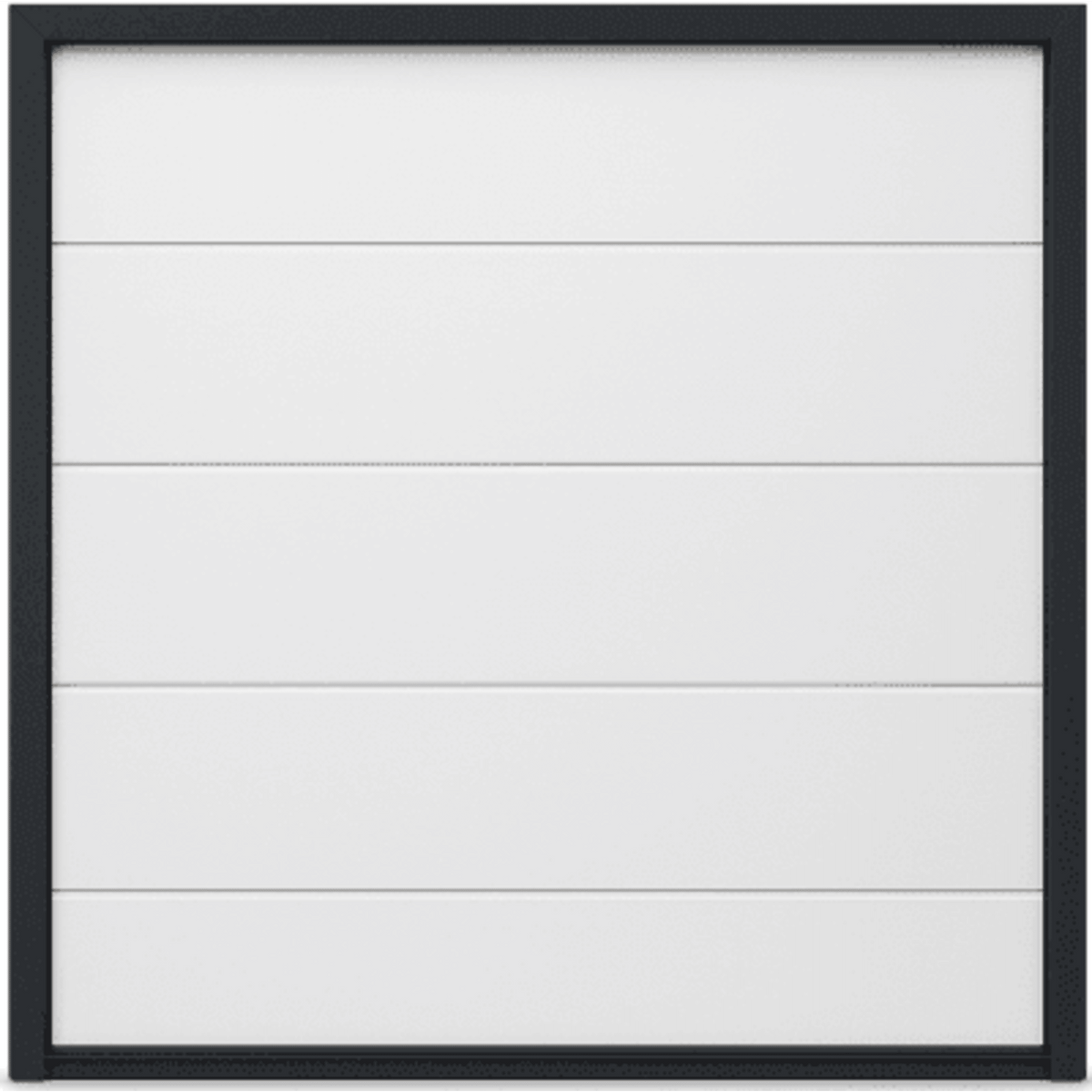Puerta de Garage Seccional ACCESSPRO / 9 x 7 pies (2.74 x 2.13 m) / Panel Calibre 26 / Aislamiento Poliuretano 42 mm / Color Blanco / Estilo Americano