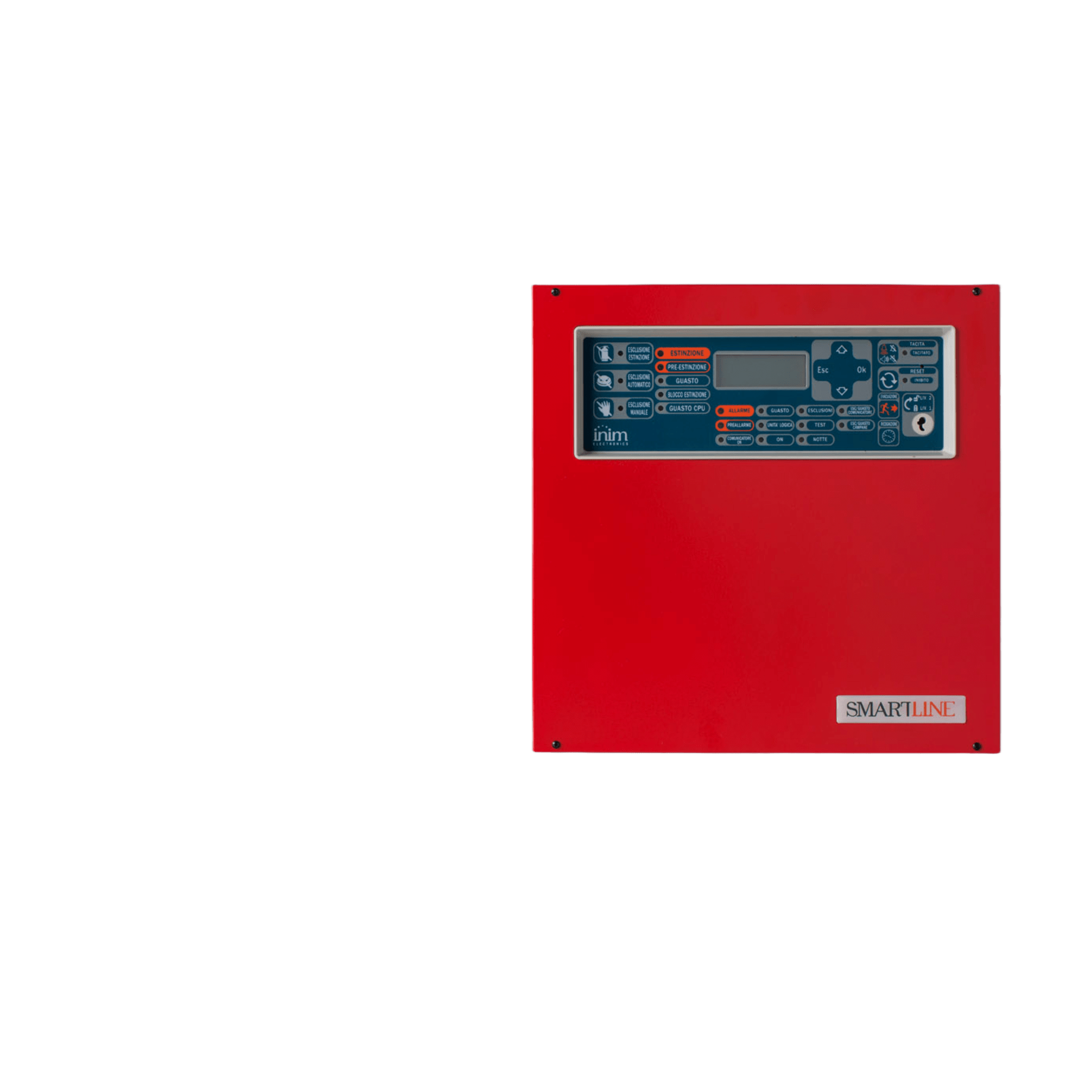 Central de Detección de Incendio Convencional SmartLine 020-4 | 4 Zonas Ampliables a 20 | Hasta 32 Dispositivos por Zona | 4 Repetidores Remotos | EN 54-2/4/21
