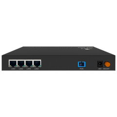 ONU Dual EPON/GPON / 4 Puertos PoE 802.3af/at Gigabit / 1 Puerto SC/UPC