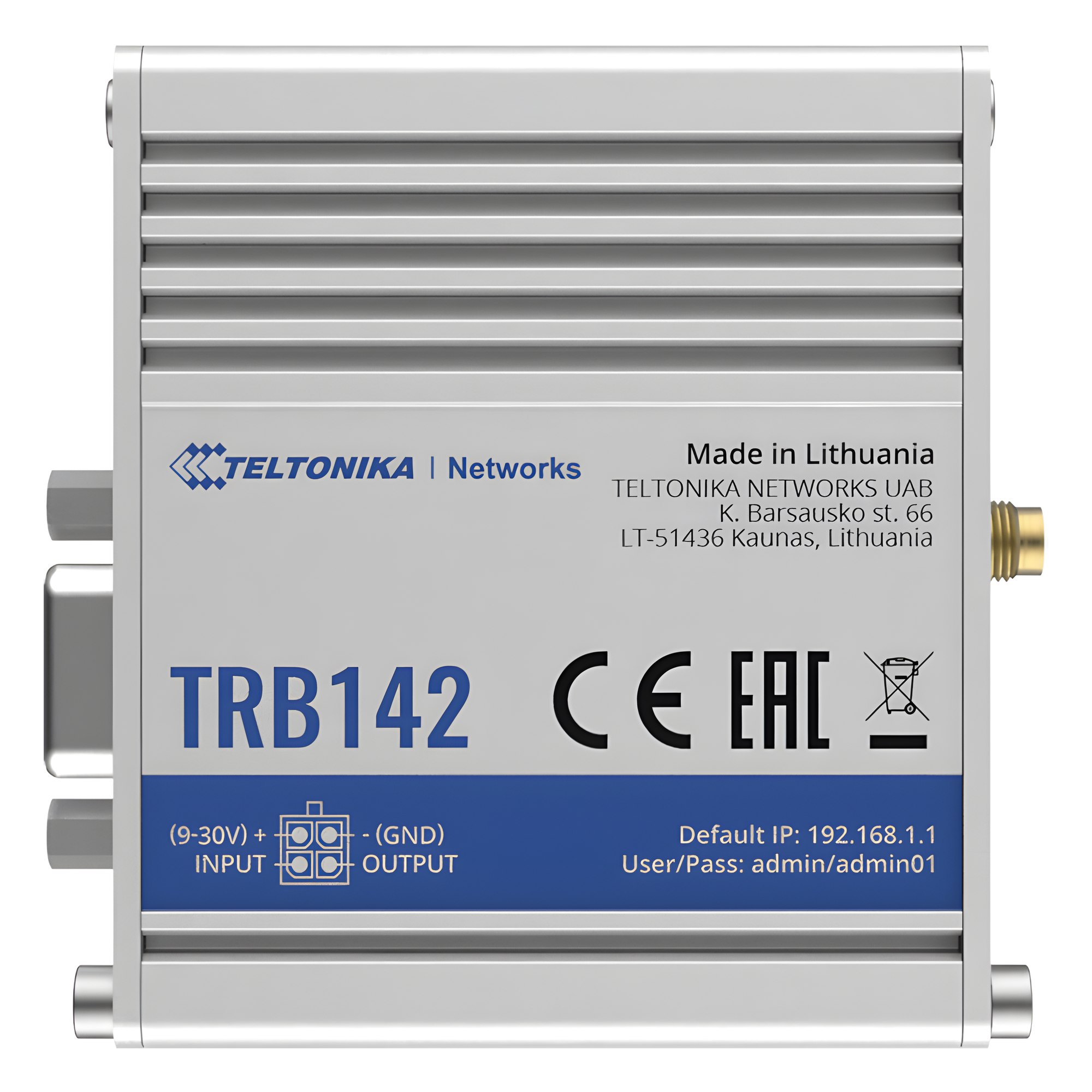 Gateway Industrial LTE 4G a Puerto Serial RS232