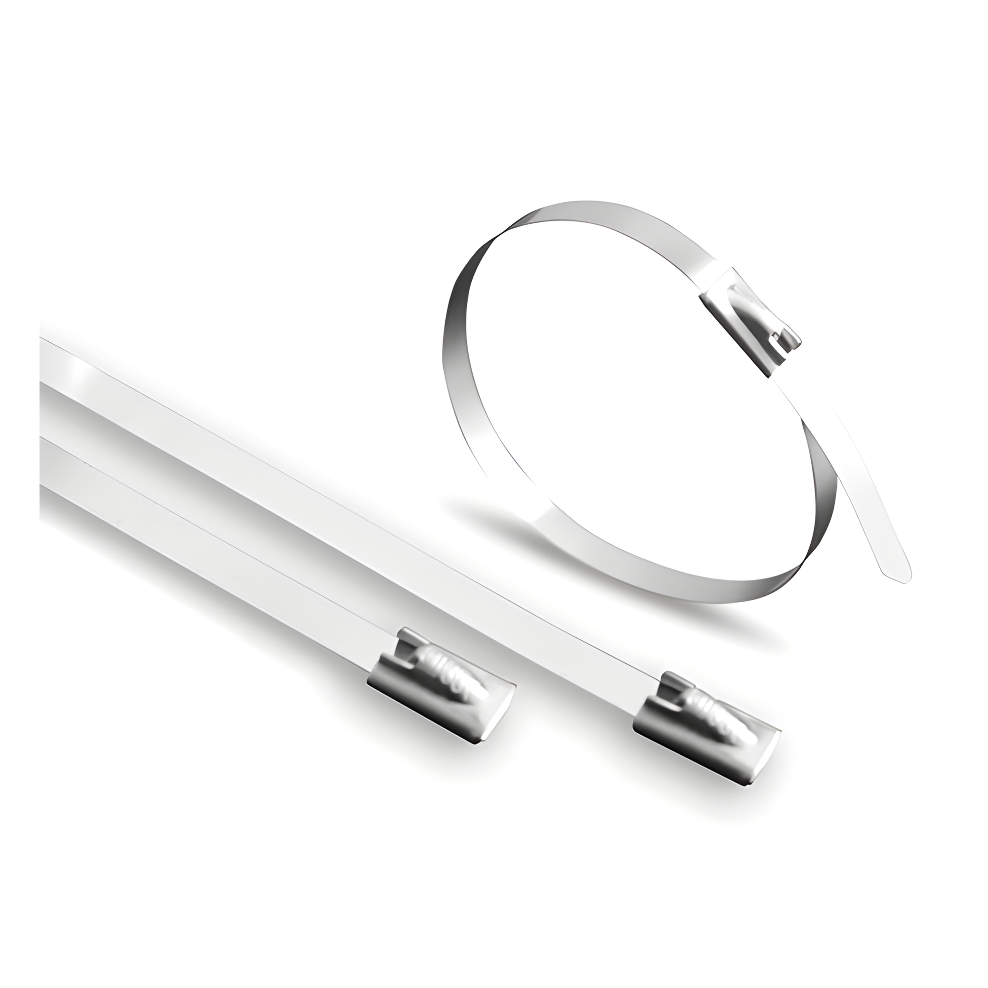 Cincho de Acero Inoxidable, 4.6 x 360 mm  (100pzs) (4100-02000)