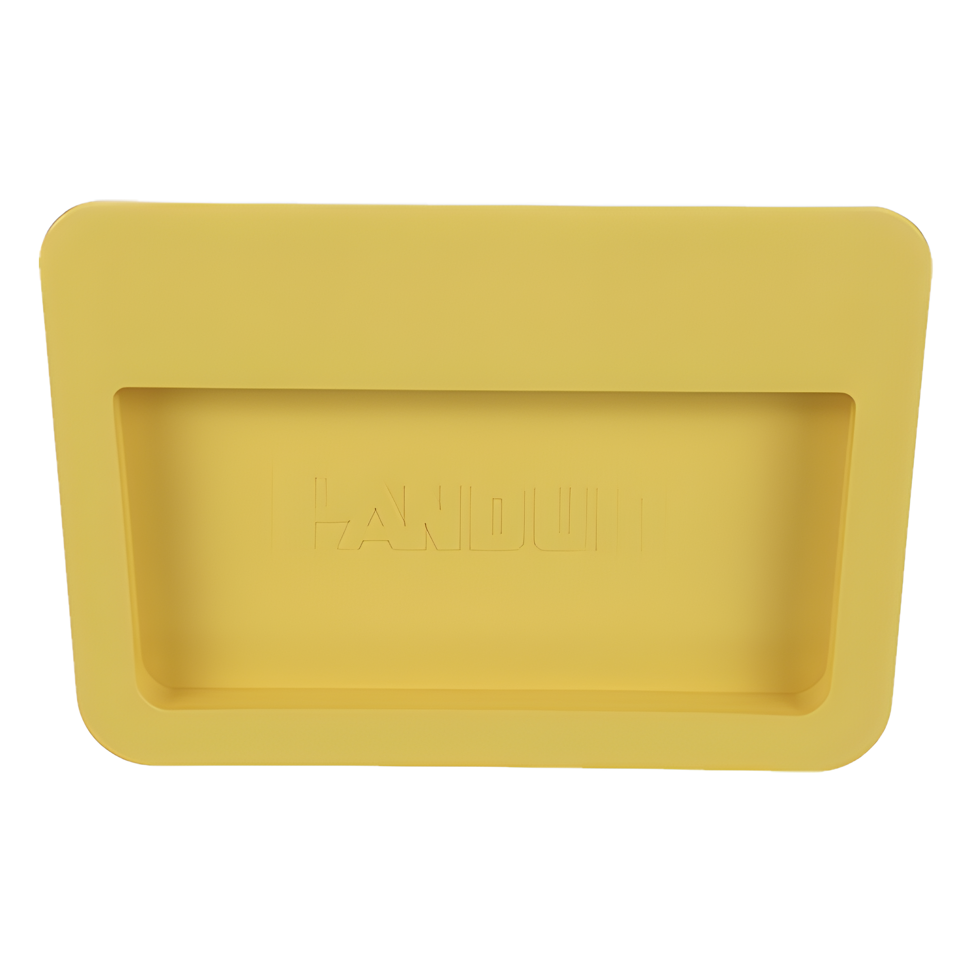Tapa Final Para Canaletas FiberRunner™ 6x4, de Instalación a Presión, Color Amarillo