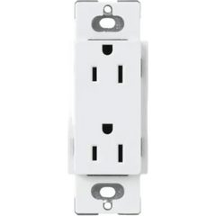 Tomacorriente receptáculo convencional  120V, 15A, color blanco.