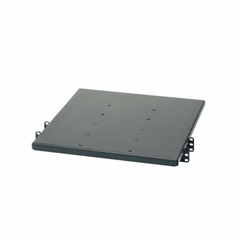 Charola de Doble Fijación en Rack de 2 Postes, 457 mm de Profundidad, y Soporte de Peso de 113 Kg, 1 UR, Color Negro