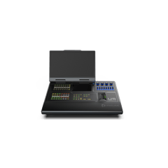 Controlador de Eventos Compacto U5 / Pantalla Táctil Principal 21.5" / Pantalla Inteligente 8" / 87 Botones LCD Programables / 4 Encoders y 8 Faders / Control MIDI y KVM / Diseño Plegable / Software PixelFlow / HDMI 2.0 / 12G-SDI /